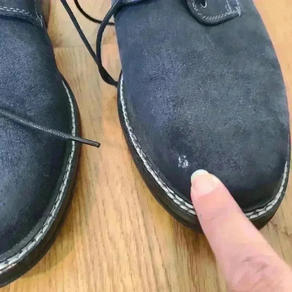 New Cole Haan mens Frankland Grand navy Nubuck Oxford dress Sz 11.5 navy A-84 - Picture 2 of 10